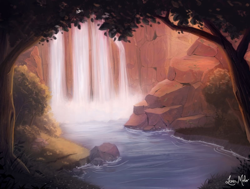 CACHOEIRA POR DO SOL