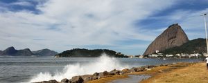 PÃO DE AÇÚCAR E A RESSACA NO MAR