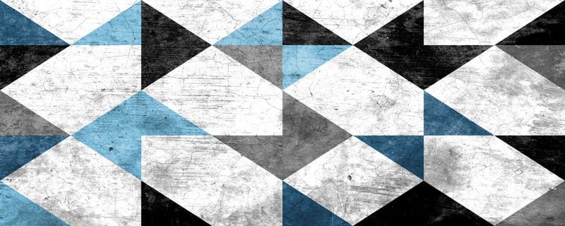 GEOMETRIC GRUNGE BLUE