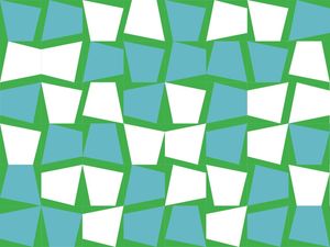 AZULEJO GEOMÉTRICO AZUL VERDE E BRANCO 2