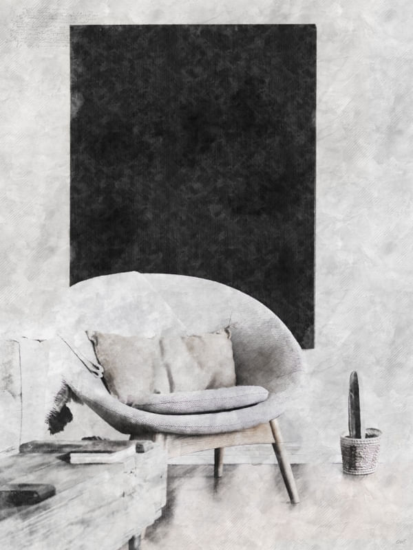 SKETCH INTERIORES QUADRO PRETO