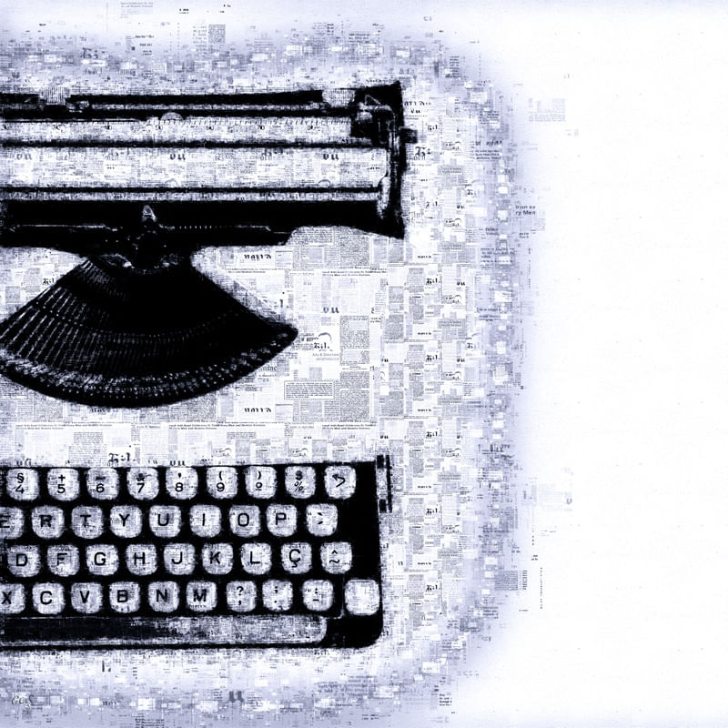 NEWS TYPEWRITTER JORNALISTA