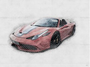 SKETCH FERRARI F430 SCUDERIA