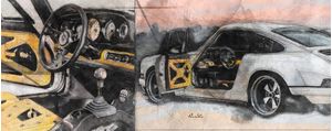 SKETCH PORSCHE AUTO CLASSICOS