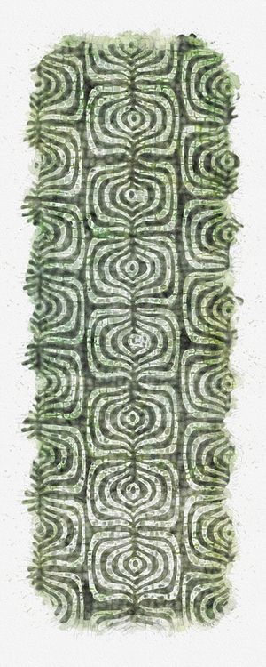 PANORAMICO VERTICAL MOTIVO INDIGENA 2 AQUARELA