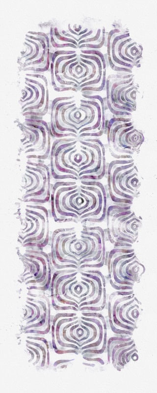 PANORAMICO VERTICAL MOTIVO INDIGENA 3 AQUARELA