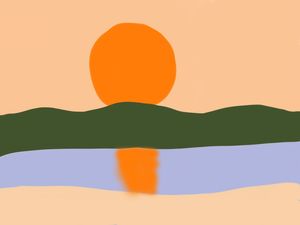 PÔR DO SOL - MAR