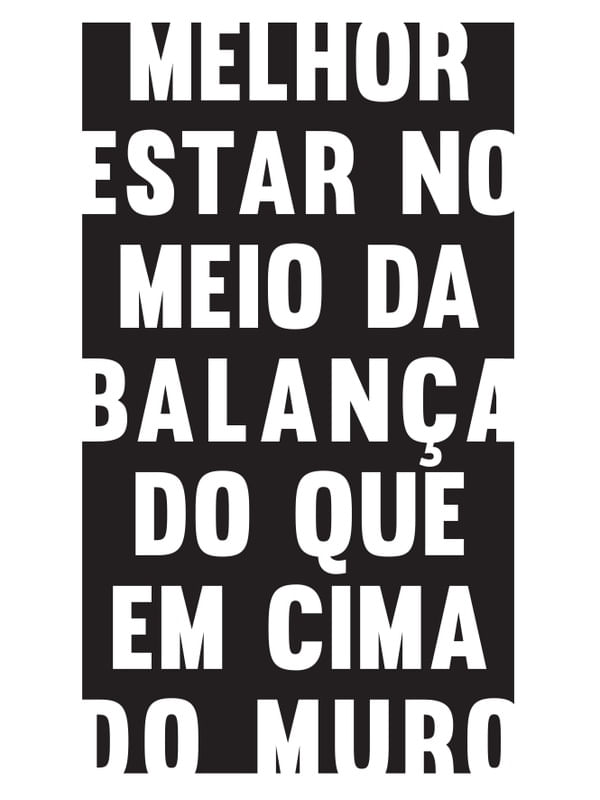 EM CIMA DO MURO