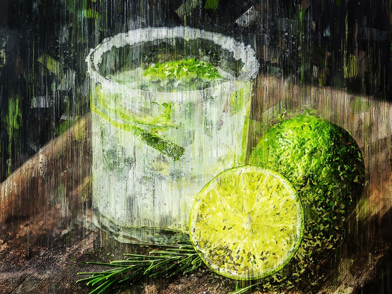 CAIPIRINHA EM TINTA