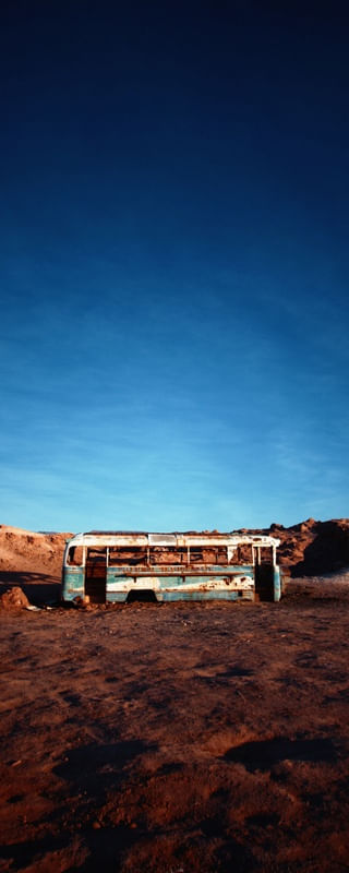ÔNIBUS NO DESERTO!