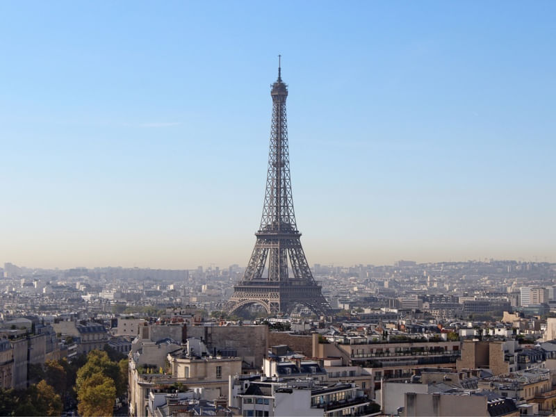 EIFFEL, VISTA DO ARCO DO TRIUNFO