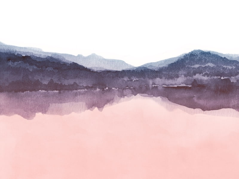 HORIZONTE CALMO EM DUAS CORES