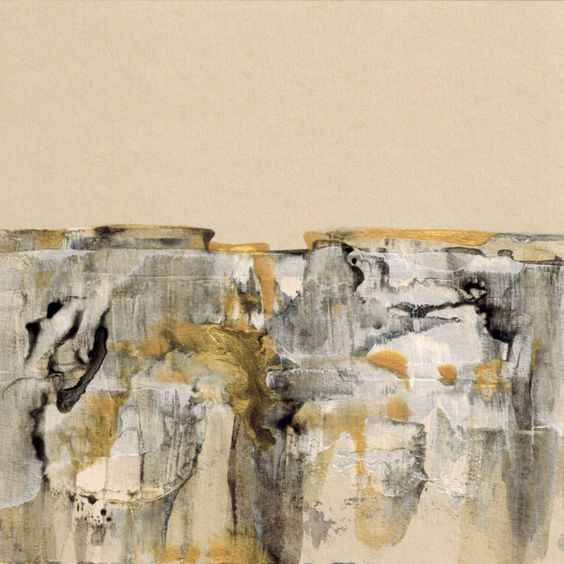 RETICENCE 1, GOLD GREY