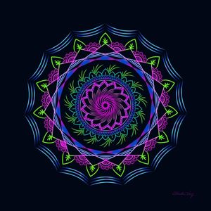 MANDALA FLUIR NEON