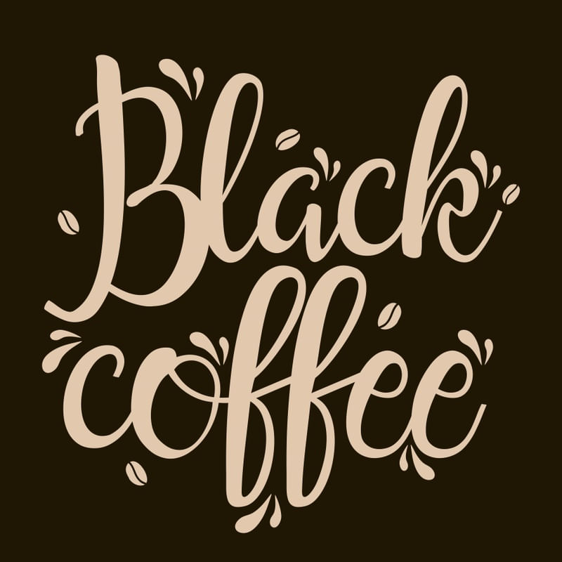 BLACK COFFEE BROWN SQUARE