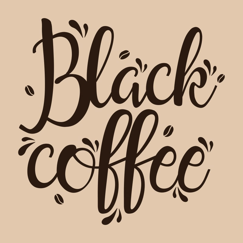 BLACK COFFEE SQUARE LIGHT BROWN