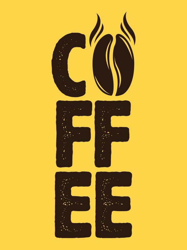 COFFEE VERTICAL FUNDO AMARELO