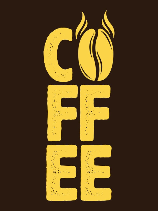COFFEE VERTICAL FUNDO MARROM
