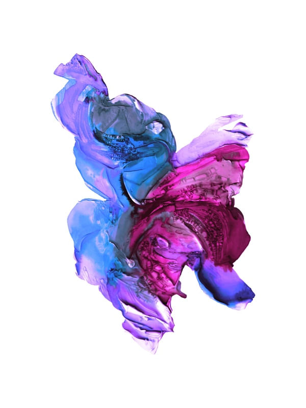 BUTTERFLY FLOW, BLUE PURPLE 1