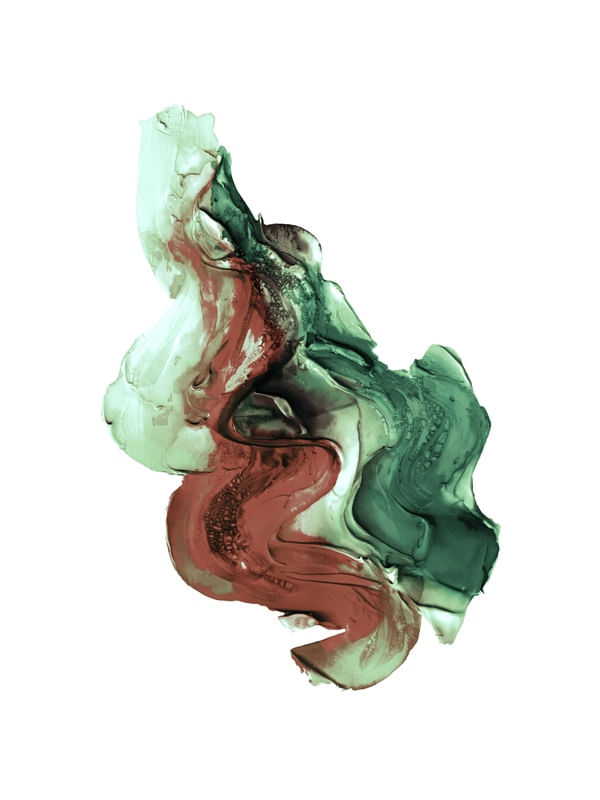 BUTTERFLY FLOW, RUST GREEN 2