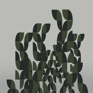 GEOMETRIC PLANT ART