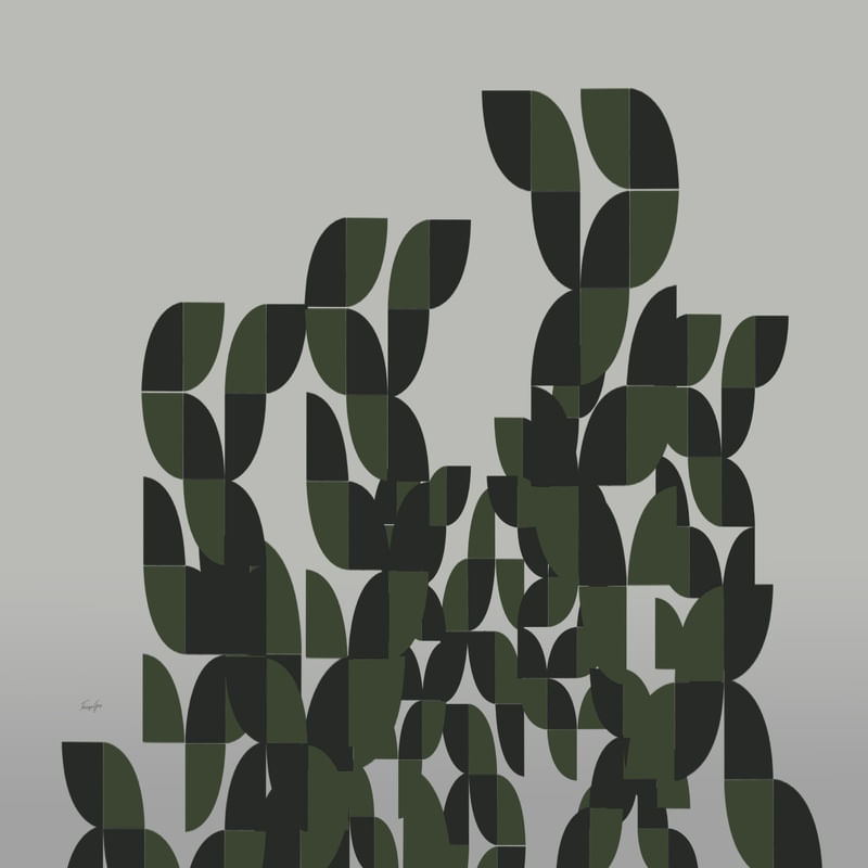 GEOMETRIC PLANT ART