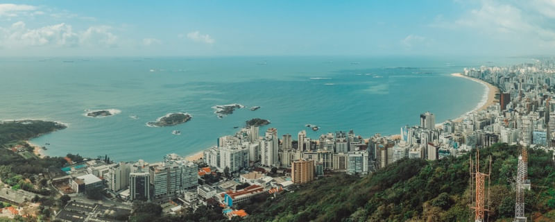 VILA VELHA - ESPIRITO SANTO. VISTA PARA A PRAIA DA COSTA.