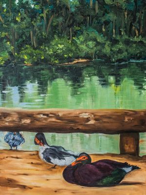 DUCKS PAINTING