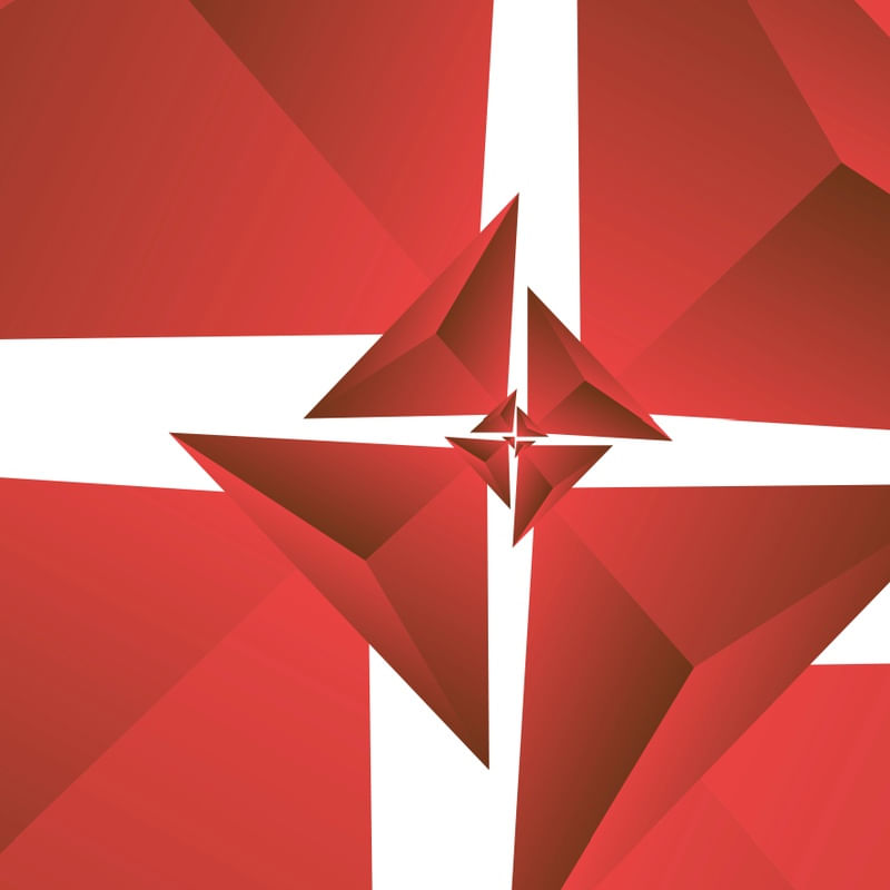 TRENDY TRIANGLE ART