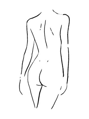 CORPO FEMININO 2 - PRETO E BRANCO