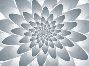 FABRIC SWIRL FLOWER PATTERN