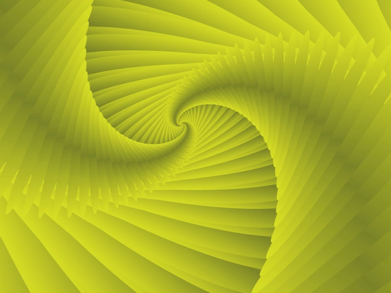 SPIRAL FRACTAL GREEN