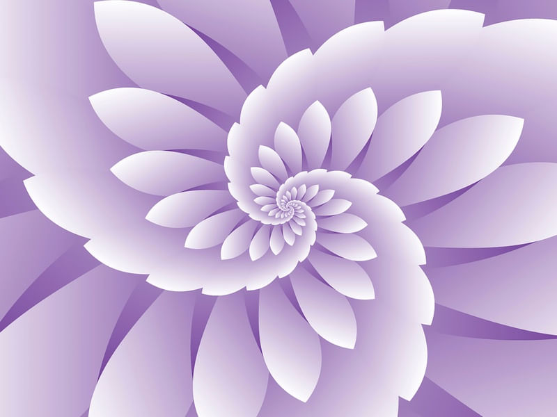 ABSTRACT PURPLE FLORAL