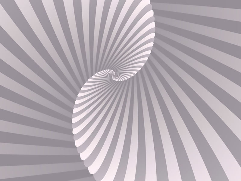 ABSTRACT RETRO SPIRAL ART