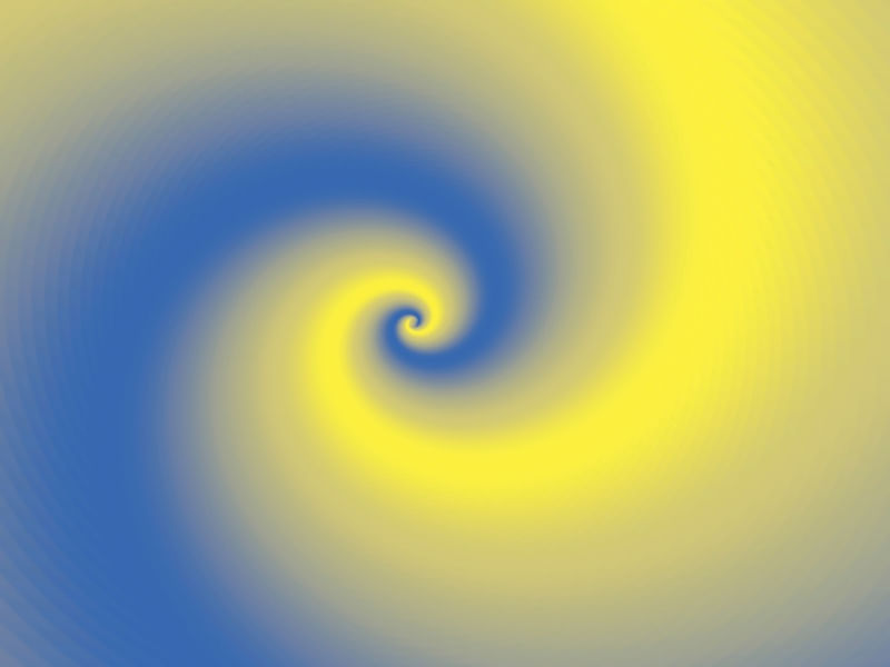 ABSTRACT YELLOW & BLUE