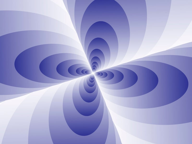 CONCENTRIC BLUE CIRCLES