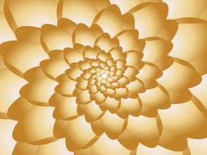 BROWN FLOWER SWIRL PATTERN