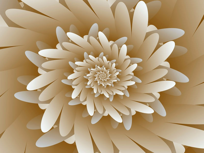 ABSTRACT DIGITAL FLORAL