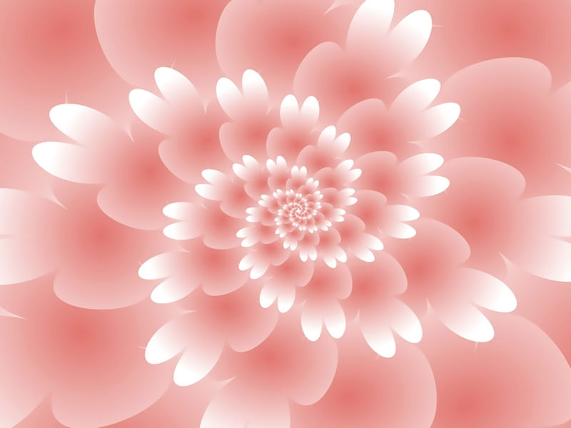 ABSTRACT FLORAL SPIRAL