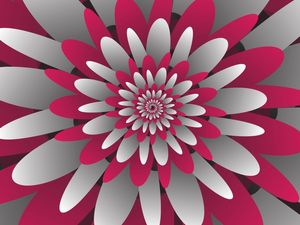 PAPER CUT FLOWER SPIRAL