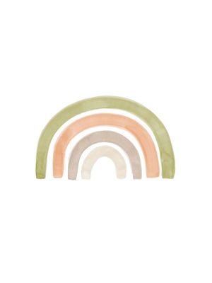 ARCO-ÍRIS AQUARELA EM TONS DE TERRA