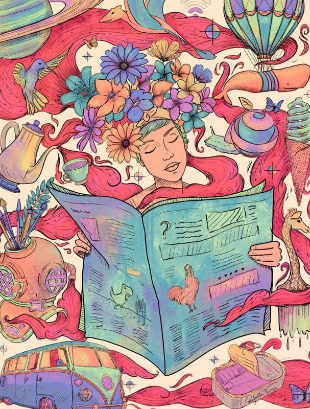 BRAINSTORM RETRATO - BY RAFAELLA TUMA
