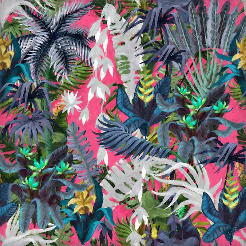 FLORAL TROPICAL PINK