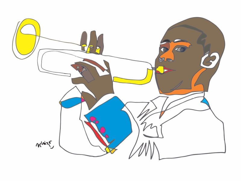 LOUIS ARMSTRONG POR MARCELO URIZAR