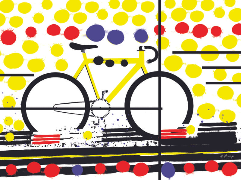 BICICLETA AMARELA