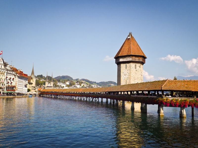 LUCERNA - SUIÇA - KAPELLBRUCKE BRIDGE