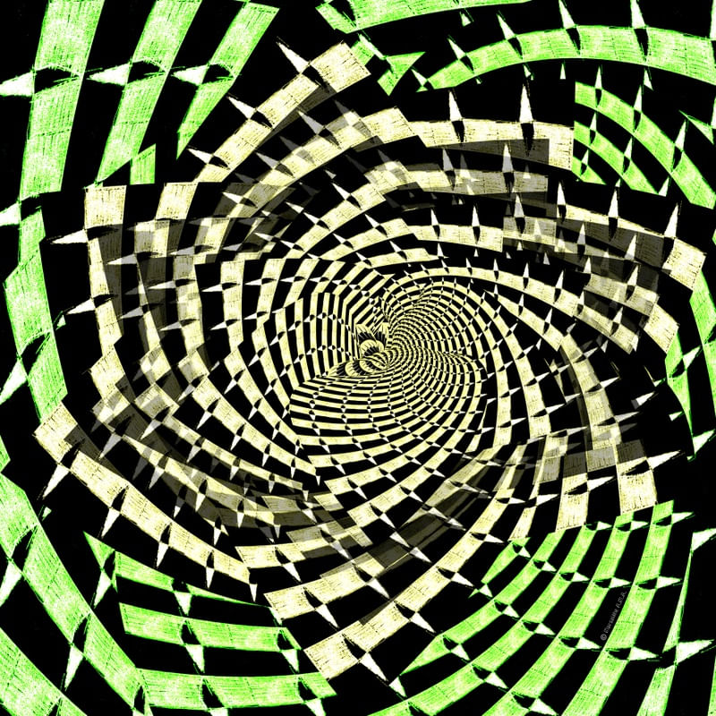 INFINITO EM TIRAS VERDE