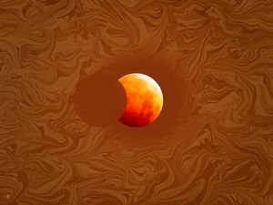 ECLIPSE VENEZIANO - CASTANHO, LUA AMARELA