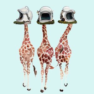 GIRAFA ASTRONAUTAS