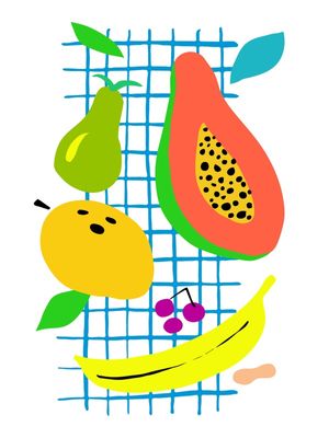 FRUTAS TROPICAIS COLORIDAS